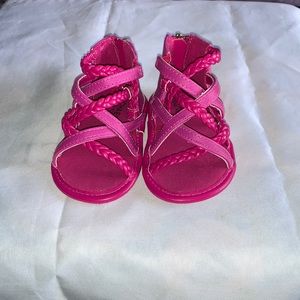 Michael Kors  Size 4 sandals with zipper back